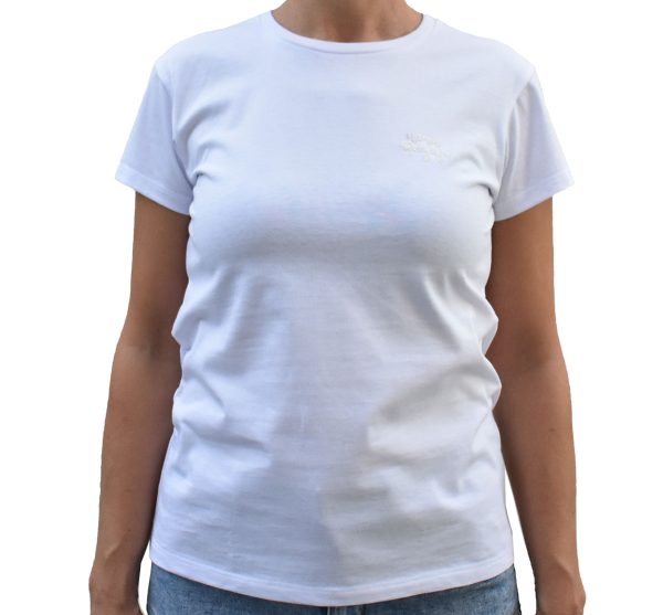 црвен-цвете-мајица-женска-бела-напред Црвен цвете бела женска