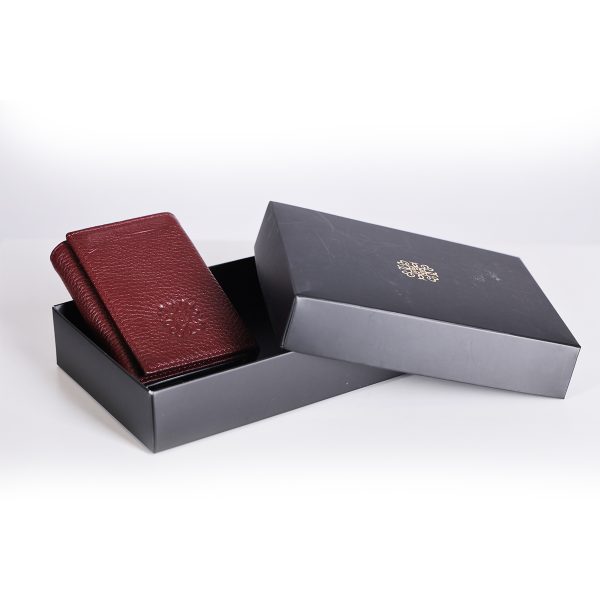 Бордо кожни новчаник - картице