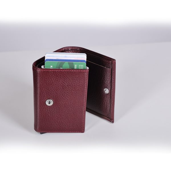 Бордо кожни новчаник - картице
