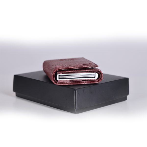 Бордо кожни новчаник - картице