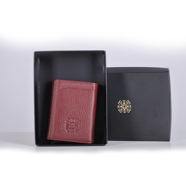 Бордо кожни новчаник - картице